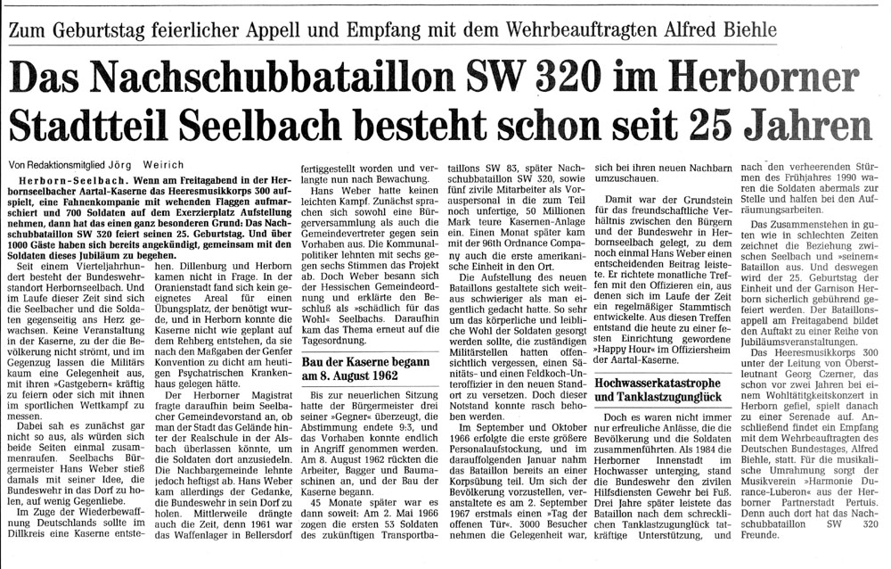 Herborner Tageblatt vom 30.04.1991