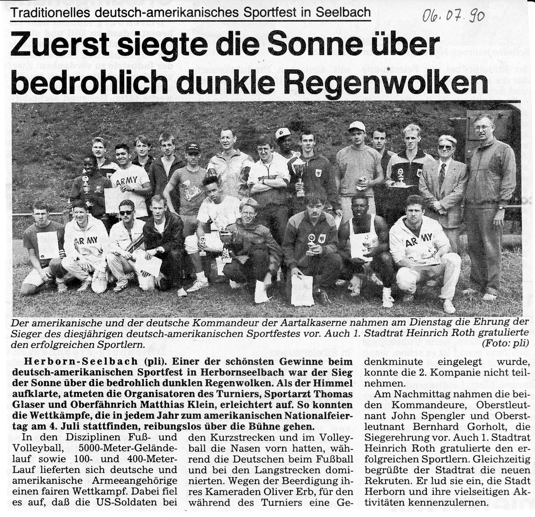Heimische Presse vom 06. Juli 1990