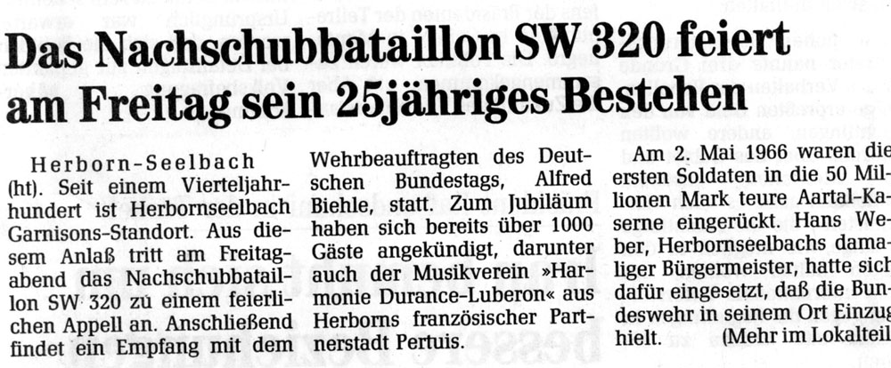 Herborner Tageblatt vom 30.04.1991