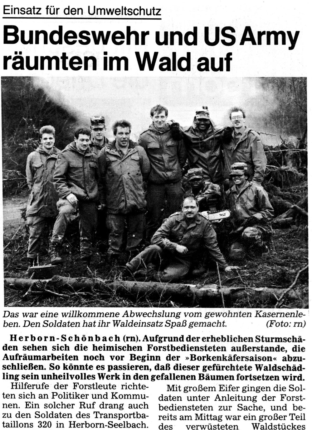 Herborner Tageblatt vom 27.03.1990
