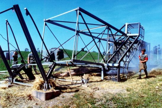 29.05.1994, 17.00 Uhr: Der erste Wachturm wird gesprengt