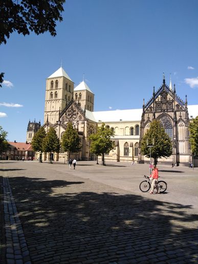 Dom Münster mit Domplatz
